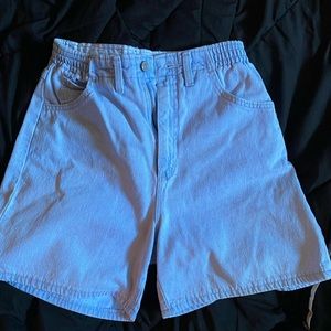 Lee high waisted loose fit jean shorts